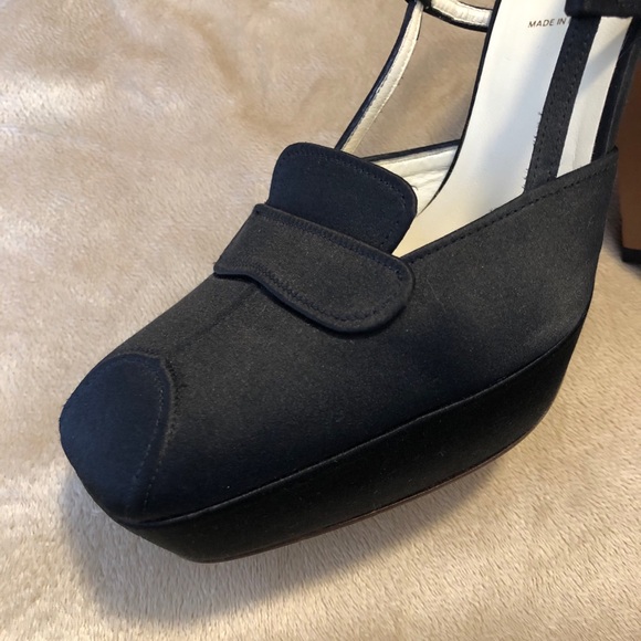 PRADA Satin Slingback Pumps (1” Platform) 38/US 8 - Picture 6 of 9